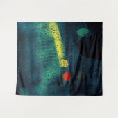 レイング点々のあるリーン タペストリー (正面(横))