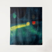 レイング点々のあるリーン タペストリー (正面)