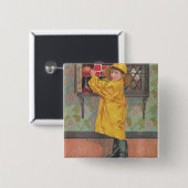 レインコートの少年 缶バッジ (正面&裏面)