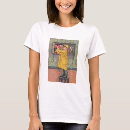レインコートの少年 Tシャツ (正面)