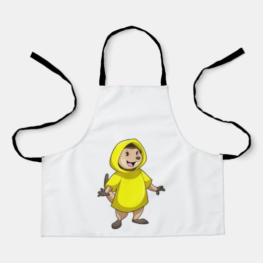 レインコート付きメルカット エプロン (正面)