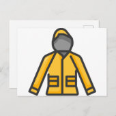 レインコート ポストカード (正面/裏面)