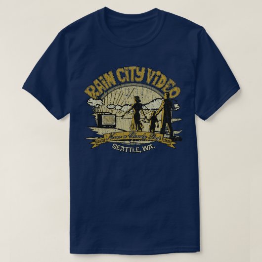 レインシティビデオ1988 Tシャツ (デザイン正面)