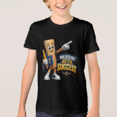 レインジャー定規 | かわいい学校用品の測定マス トライブレンドTシャツ (正面)