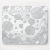 レインスカイグレー水玉模様 マウスパッド (正面)