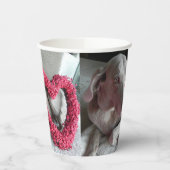 レインズラブ – Weimaraner Dog -紙カップ 紙コップ (左)