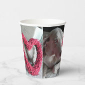 レインズラブ – Weimaraner Dog -紙カップ 紙コップ (右)