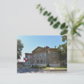 レインズ郡裁判所、テキサス州エモリー ポストカード (スタンド正面)