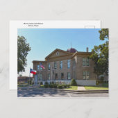 レインズ郡裁判所、テキサス州エモリー ポストカード (正面/裏面)