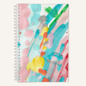 レインズ・スクレープ・アート・ノート ノートブック (正面)