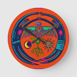 レインダンス ラウンド壁時計