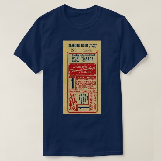 レインチェック Tシャツ (デザイン正面)