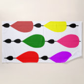 レインチェーン ビーチタオル (正面)