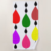 レインチェーン ビーチタオル (正面)