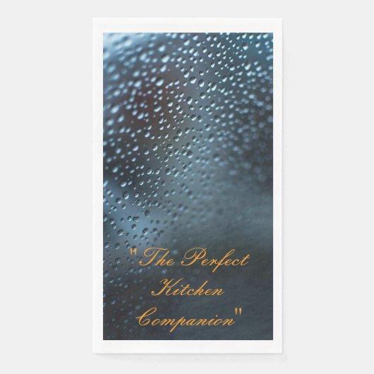 レインドロップキッチンタオル (正面)