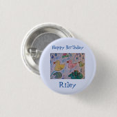 レインドロップズオンダクリング誕生日 缶バッジ (正面&裏面)