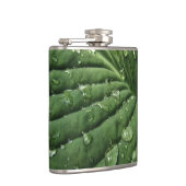 レインドロップズオンホスタリーフフラスコ フラスク (右)