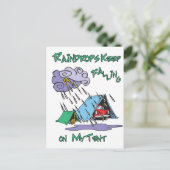 レインドロップズキャンプ ポストカード (スタンド正面)