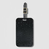 レインドロップ荷物タグ – ユニーク水デザイン ラゲッジタグ (正面縦)