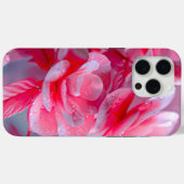 レインドロップ赤面ピンクブロッサム Case-Mate iPhoneケース (裏面 (横))