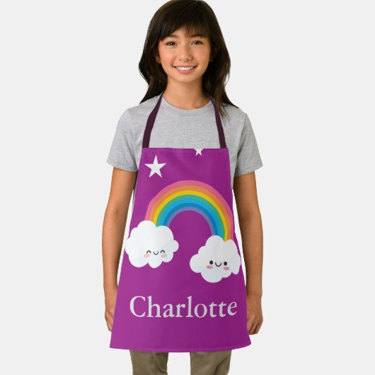 レインパーソナライズされたボーオールオーバープリントエプロン、小型 エプロン (インサイチュ)