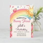 レインビストロベリーファースト1パーティー 招待状 (スタンド正面)