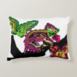 レインフォレストカメレオンおもしろい アクセントクッション