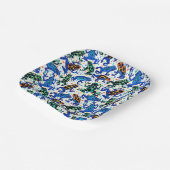 レインフォレストフログスクエアプレート ペーパープレート (傾斜あり)