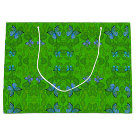 レインフォレスト ドリームス つる バタフライ オオカシ ラージペーパーバッグ