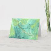 レインフォレスト ヘイズ シャンパン ありがとうカード サンキューカード (裏面)