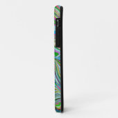 レインブローカラー抽象デザイン Case-Mate iPhoneケース (裏面/左)