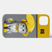 レインブーツおもしろいの猫 – cat Mouer Case-Mate iPhoneケース (裏面 (横))