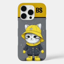レインブーツおもしろいの猫 – cat Mouer iPhone 16 Proケース
