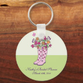 レインブーツキーチェーン キーホルダー (正面)