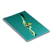 レインブーツ付きノートとカモメ ノートブック (右側)