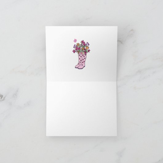 レインブーツ カード (内部)