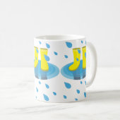 レインブーツ コーヒーマグカップ (正面右)