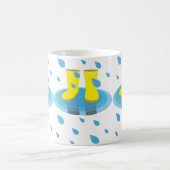 レインブーツ コーヒーマグカップ (中央)