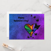 レインボアートと蝶 カード (正面/裏面インサイチュ)