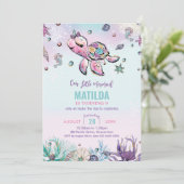 レインボインザシータートコーラルバースデーパーティー 招待状 (スタンド正面)