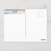 レインボインストーミースカイルーミ引用文写真 ポストカード (裏面)