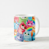 レインボウに登場する猫たち|過去記事 コーヒーマグカップ (正面右)