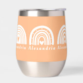 レインボウパーソナライズされたピーチ (左面)