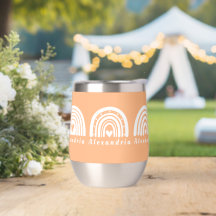 レインボウパーソナライズされたピーチ