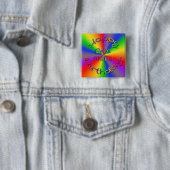 レインボカスタマイズーハッピーバースデーボタン 缶バッジ (インサイチュ)