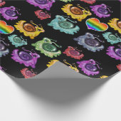 レインボカタツムラッピング紙 ラッピングペーパー (角)