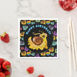 レインボカタツムリ スタンダードカクテルナプキン