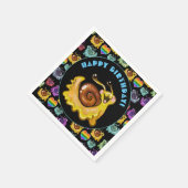 レインボカタツムリ スタンダードカクテルナプキン (角)