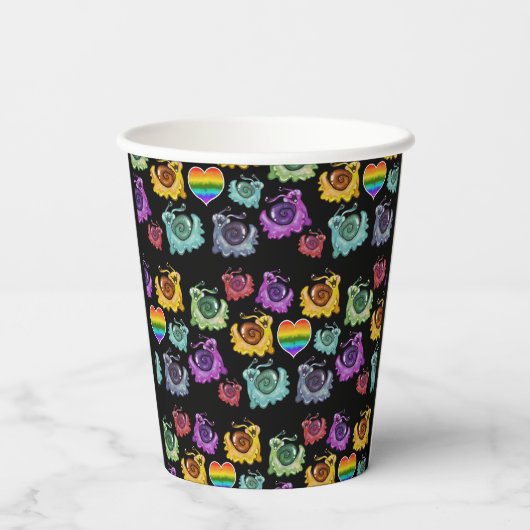 レインボカタツムリ 紙コップ (裏面)