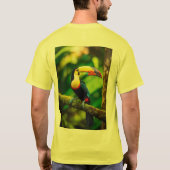 「レインボキャノピー鮮やかで飛び出すトカンの集まり Tシャツ (裏面)